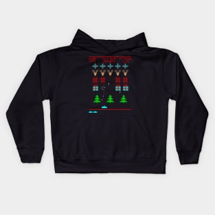 Ugly Christmas Invaders Kids Hoodie